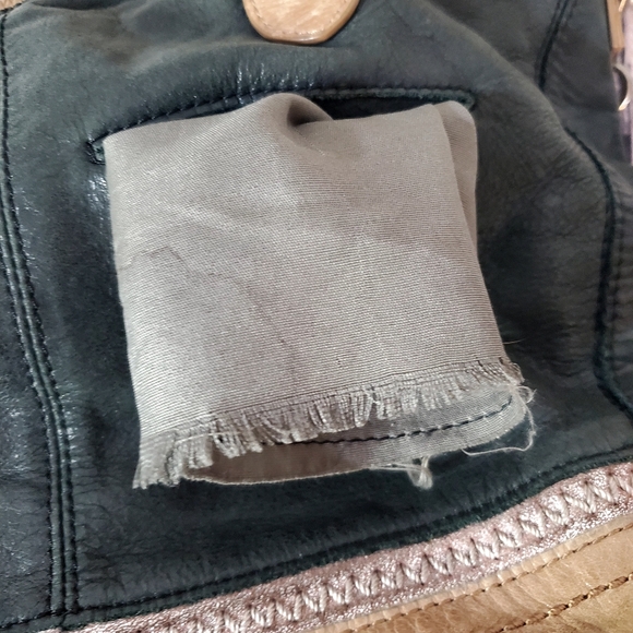 The Sak Sequoia Hobo Shoulder Bag Purse Black & Brown Leather Everyday Large - Picture 14 of 16